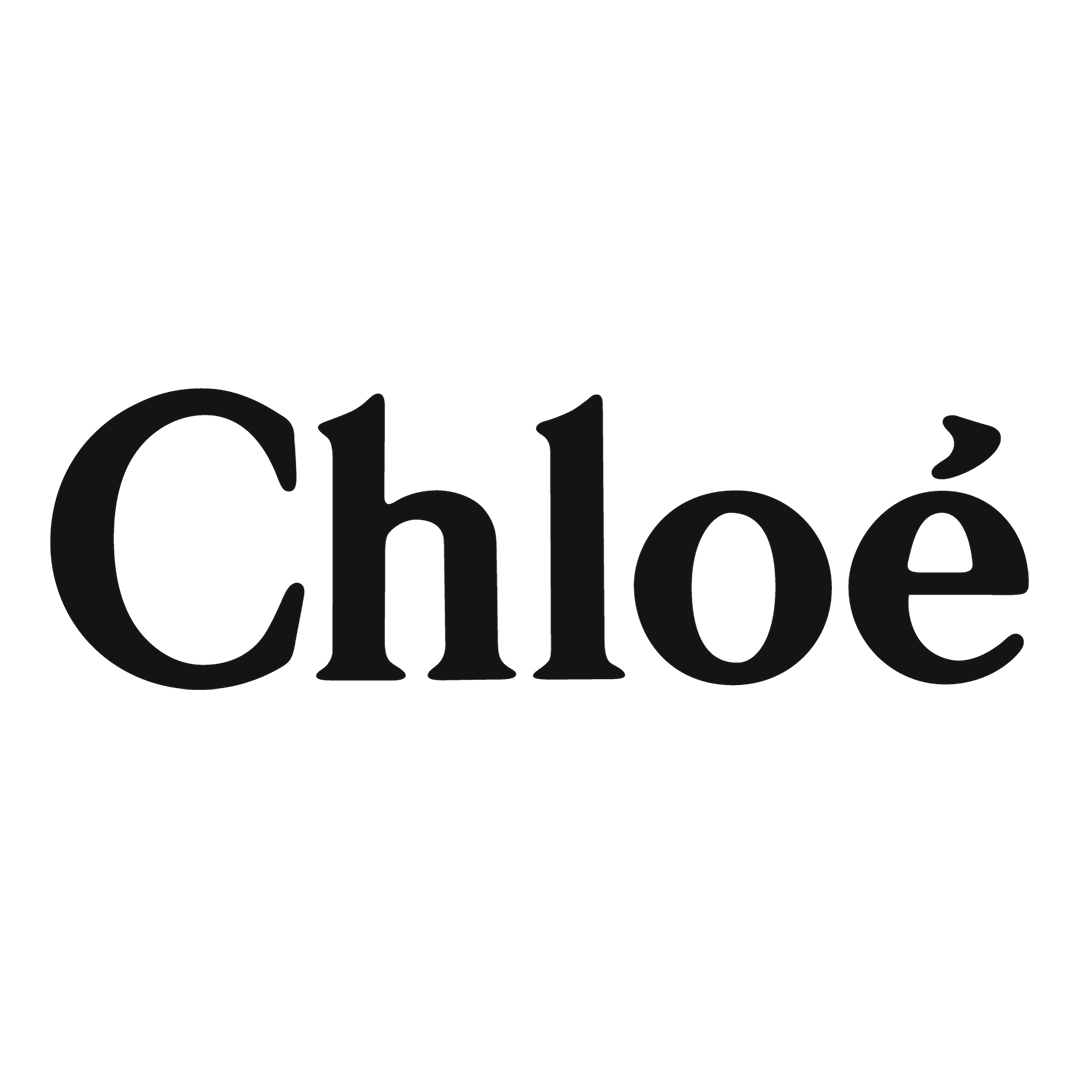 Logo officiel de la marque de luxe Chloé, cliente en production audiovisuelle.
